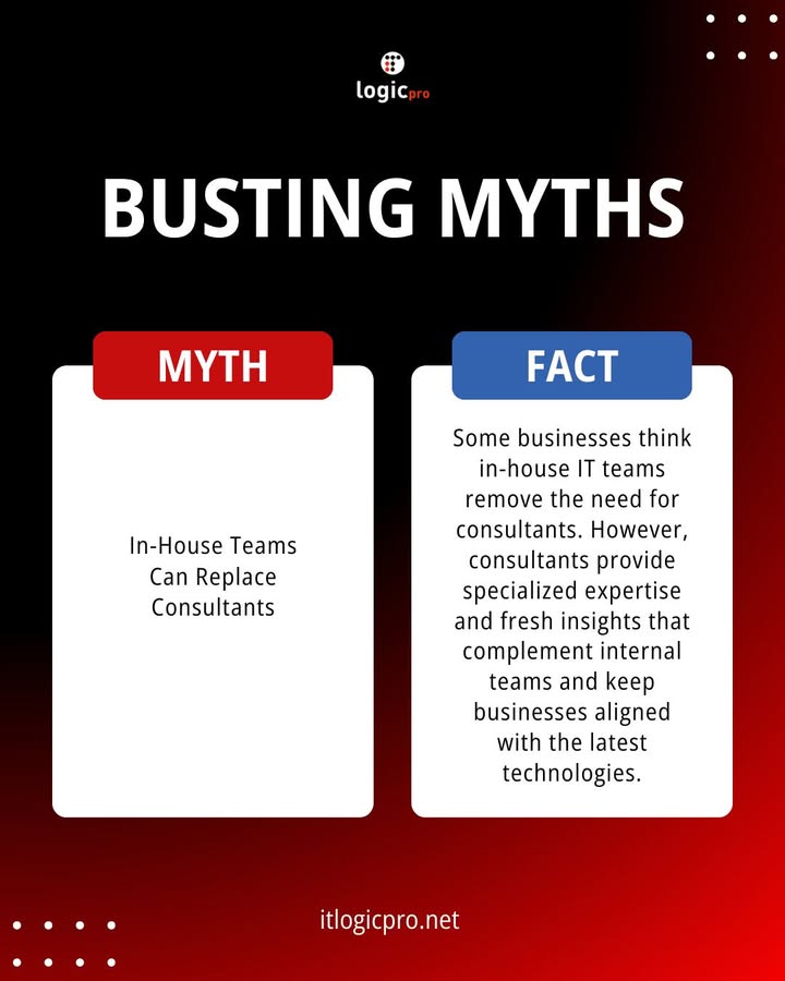 Facebook post from ITLogic Pro Services Ltd