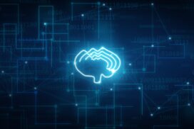AI automation neural network illustration